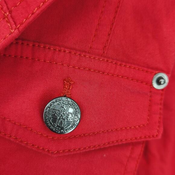 Gili Red Cotton Jacket - Picture 7 of 7